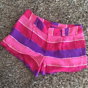 Alice + Olivia pink silk shorts size 2 Small
